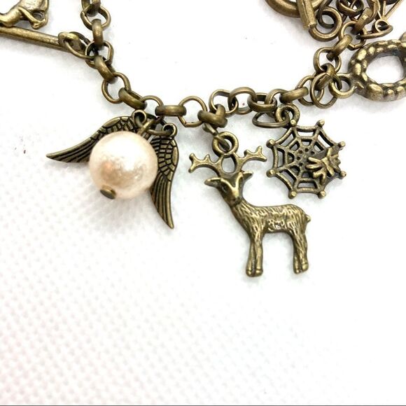 Bronze Tone Harry Potter Charm Bracelet - Picture 7 of 10